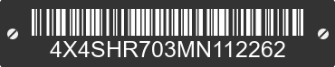 2021 FOREST RIVER Hardside 4X4SHR703MN112262 VIN decoded