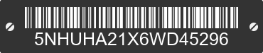 2006 FOREST RIVER Haulin 5NHUHA21X6WD45296 VIN decoded