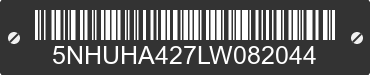 2020 FOREST RIVER Haulin 5NHUHA427LW082044 VIN decoded