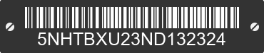 2022 FOREST RIVER IBEX 5NHTBXU23ND132324 VIN decoded