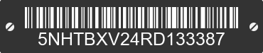 2024 FOREST RIVER IBEX 5NHTBXV24RD133387 VIN decoded