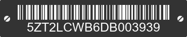 2013 FOREST RIVER Lacrosse Towable 5ZT2LCWB6DB003939 VIN decoded