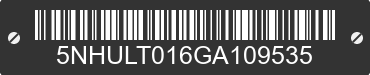 2016 FOREST RIVER Lightining 5NHULT016GA109535 VIN decoded