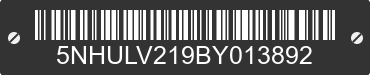 2011 FOREST RIVER Limited Edition Value Hauler 5NHULV219BY013892 VIN decoded