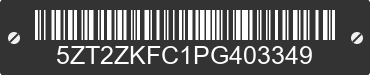 2023 FOREST RIVER Ozark Towables 5ZT2ZKFC1PG403349 VIN decoded