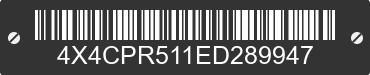 2014 FOREST RIVER Premier 4X4CPR511ED289947 VIN decoded