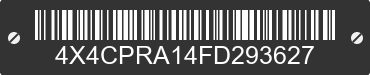 2015 FOREST RIVER Premier 4X4CPRA14FD293627 VIN decoded