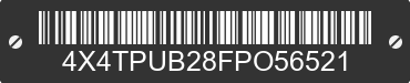 2015 FOREST RIVER Puma Towables 4X4TPUB28FPO56521 VIN decoded