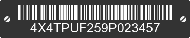 2009 FOREST RIVER Puma Towables 4X4TPUF259P023457 VIN decoded