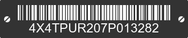 2007 FOREST RIVER Puma Towables 4X4TPUR207P013282 VIN decoded