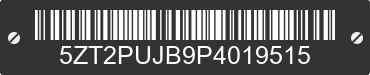 2023 FOREST RIVER Puma 5ZT2PUJB9P4019515 VIN decoded