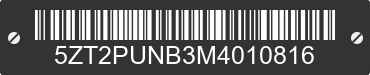 2021 FOREST RIVER Puma 5ZT2PUNB3M4010816 VIN decoded