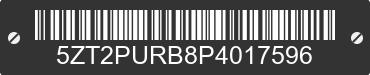 2023 FOREST RIVER Puma 5ZT2PURB8P4017596 VIN decoded