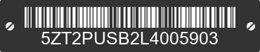 2020 FOREST RIVER Puma 5ZT2PUSB2L4005903 VIN decoded