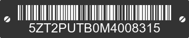 2021 FOREST RIVER Puma 5ZT2PUTB0M4008315 VIN decoded