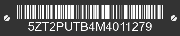 2021 FOREST RIVER Puma 5ZT2PUTB4M4011279 VIN decoded