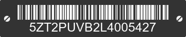 2020 FOREST RIVER Puma 5ZT2PUVB2L4005427 VIN decoded