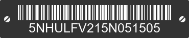 2005 FOREST RIVER Qualifier 5NHULFV215N051505 VIN decoded