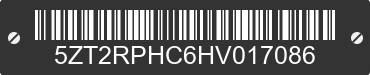 2017 FOREST RIVER R POD TOWABLE 5ZT2RPHC6HV017086 VIN decoded