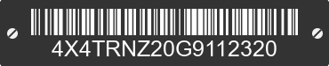 2016 FOREST RIVER Rainier 4X4TRNZ20G9112320 VIN decoded