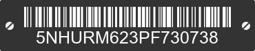 2023 FOREST RIVER Rambler 5NHURM623PF730738 VIN decoded