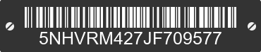2018 FOREST RIVER Rambler 5NHVRM427JF709577 VIN decoded