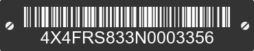 2022 FOREST RIVER Riverstone 4X4FRS833N0003356 VIN decoded