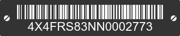 2022 FOREST RIVER Riverstone 4X4FRS83NN0002773 VIN decoded