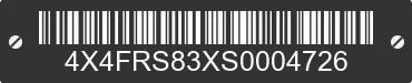 2025 FOREST RIVER Riverstone 4X4FRS83XS0004726 VIN decoded