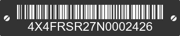2022 FOREST RIVER Riverstone 4X4FRSR27N0002426 VIN decoded