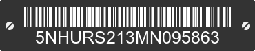 2021 FOREST RIVER RS Series 5NHURS213MN095863 VIN decoded