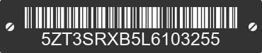 2020 FOREST RIVER Sabre 5ZT3SRXB5L6103255 VIN decoded