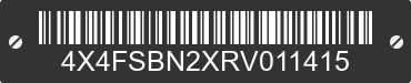 2024 FOREST RIVER Salem Laminated Towables 4X4FSBN2XRV011415 VIN decoded