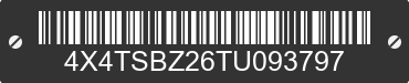 2026 FOREST RIVER Salem Laminated Towables 4X4TSBZ26TU093797 VIN decoded