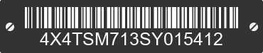 2025 FOREST RIVER Salem Towables 4X4TSM713SY015412 VIN decoded