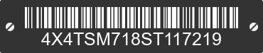 2025 FOREST RIVER Salem Towables 4X4TSM718ST117219 VIN decoded