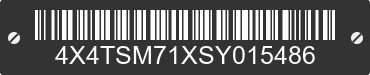 2025 FOREST RIVER Salem Towables 4X4TSM71XSY015486 VIN decoded