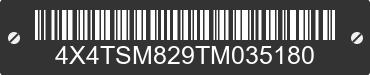 2026 FOREST RIVER Salem Towables 4X4TSM829TM035180 VIN decoded