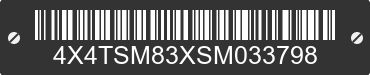 2025 FOREST RIVER Salem Towables 4X4TSM83XSM033798 VIN decoded