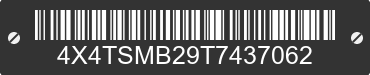 2026 FOREST RIVER Salem Towables 4X4TSMB29T7437062 VIN decoded