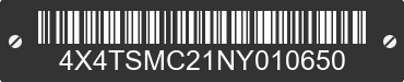 2022 FOREST RIVER Salem Towables 4X4TSMC21NY010650 VIN decoded