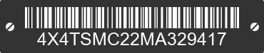 2021 FOREST RIVER Salem Towables 4X4TSMC22MA329417 VIN decoded