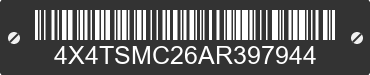2010 FOREST RIVER Salem Towables 4X4TSMC26AR397944 VIN decoded