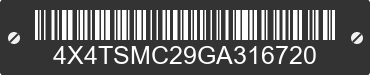 2016 FOREST RIVER Salem Towables 4X4TSMC29GA316720 VIN decoded