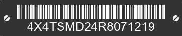 2024 FOREST RIVER Salem Towables 4X4TSMD24R8071219 VIN decoded