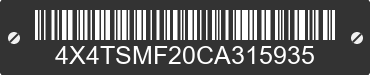 2012 FOREST RIVER Salem Towables 4X4TSMF20CA315935 VIN decoded