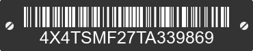 2026 FOREST RIVER Salem Towables 4X4TSMF27TA339869 VIN decoded