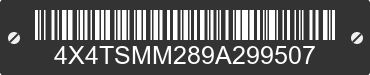 2009 FOREST RIVER Salem Towables 4X4TSMM289A299507 VIN decoded