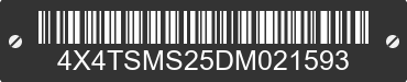 2013 FOREST RIVER Salem Towables 4X4TSMS25DM021593 VIN decoded