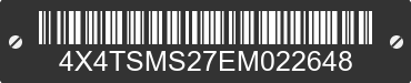 2014 FOREST RIVER Salem Towables 4X4TSMS27EM022648 VIN decoded